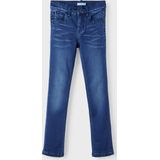 Name It - Theo Slim Spijkerbroek - Blauw - Power Stretch - X-slim Fit