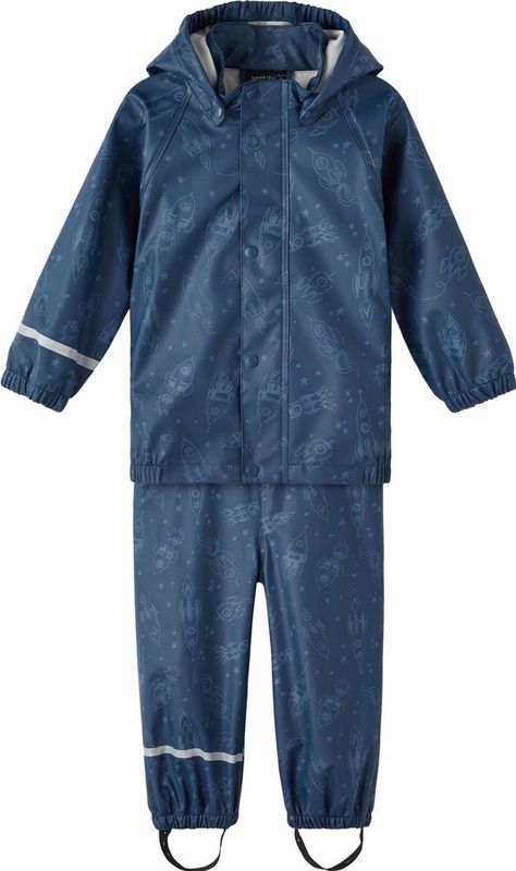 Name It - Dry Set Space - Regenjas - 10.000 mm Waterdicht