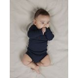 NAME IT BABY Ribgebreide Romper NBMKAB Donkerblauw