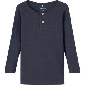 NAME IT MINI - NMMKAB - Longsleeve - Ronde Hals - Rib Gebreid - Stretchkatoenmix