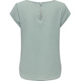 Blouse - Effen - Losse Pasvorm - Ronde Hals - Kwartmouw