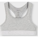 NAME IT KIDS Bh Top - set van 2 Lichtroze/Grijs Melange