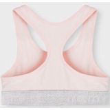 NAME IT KIDS Bh Top - set van 2 Lichtroze/Grijs Melange