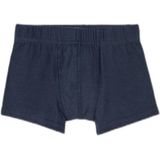 NAME IT KIDS Boxershort NKMTIGHTS - set van 3 Donkerblauw/Wit