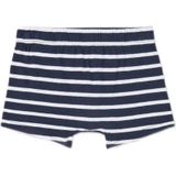 NAME IT KIDS Boxershort NKMTIGHTS - set van 3 Donkerblauw/Wit