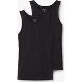 Name it - 2-Pack - Zwarte Kinderhemden - 95% Organisch Katoen