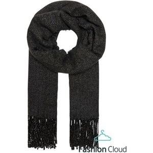 ONLY Dames Onldenise Life Wool Lurex Scarf Cc sjaal (verpakking van 30), Dark Grey Melange/Detail:LUREX, One Size