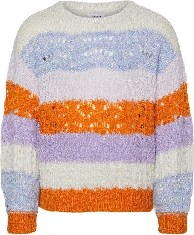 Vmnewboho - Gebreide Pullover - O-hals - Lange Mouwen - Ballonmouwen