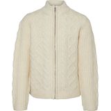 Vero Moda - Gebreid Vest - Groen - Hoge Hals - Lange Mouwen