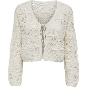 ONLY Onlbeach Life 7/8 O-n Cardigan Knt Noos gebreid damesvest (1 stuk), Cloud Danser, XS