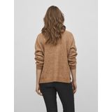 Gebreide Top - Rolkraag - Lange Mouwen - Gerecycled Polyester - Zwart