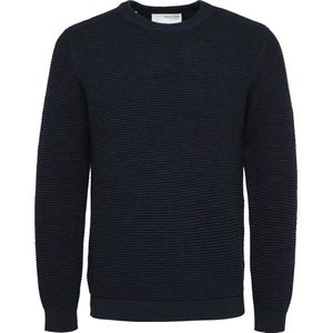 Gebreide Trui - Effen - Knitwear - Ronde Hals - Lange Mouw