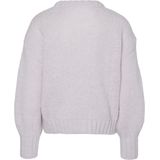 VERO MODA - Gebreide Pullover - Zwart - O-hals - Lange Mouwen