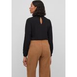 VILA - VISUVITA LACE TOP - Blousetop - Hoge Hals - Lange Mouwen