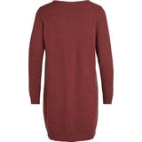Tricot Jurk - Glanzend - Viscose - Lange Mouwen - O-hals