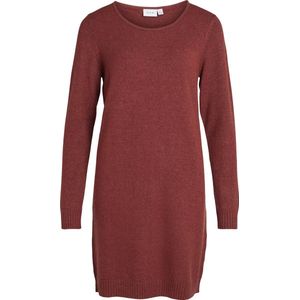 Tricot Jurk - Glanzend - Viscose - Lange Mouwen - O-hals