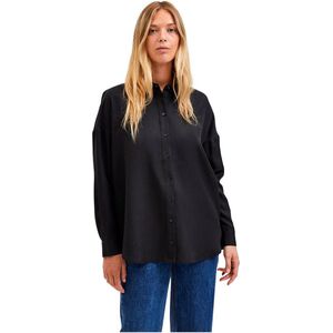 SELECTED Sanni Shirt Met Lange Mouwen - Black - Dames