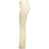 Only Jeans Onlhush Life Mid Flared Slit Dnm E 15271374 Ecru Dames