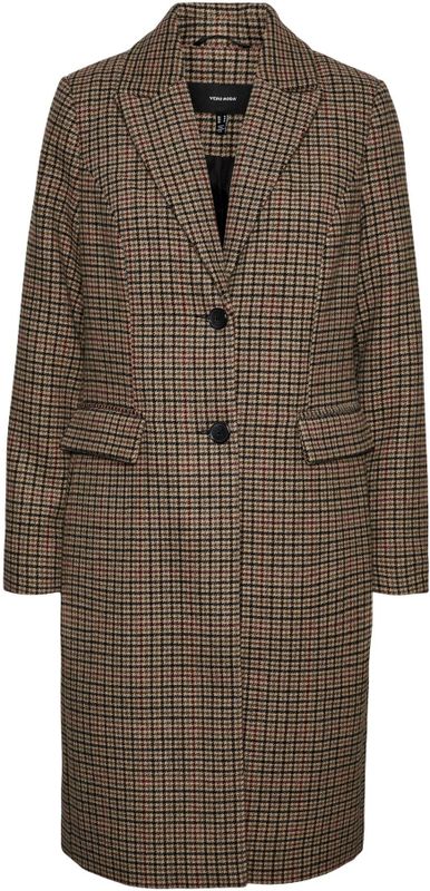 Vmblast - Chequered Long Jacket - Tussenjas