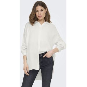ONLY - Blouse Thyra - Blouse - Wit - 100% Katoen - Organisch