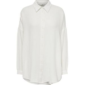 ONLY - Blouse Thyra - Blouse - Wit - 100% Katoen - Organisch