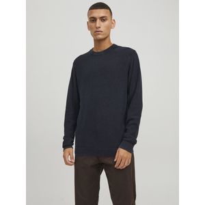 Jack & Jones - Heren Sweaters JJgeorge Knit Crew Neck - Blauw - Katoen
