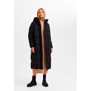 Selected - Nita - Jas - Zwart - Gerecycled Polyester - Verstelbare Capuchon