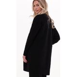 Selected Femme Lulu New Ls Knit Long Cardigan B Truien & vesten - Zwart