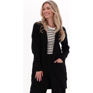 Selected Femme Lulu New Ls Knit Long Cardigan B Truien & vesten - Zwart