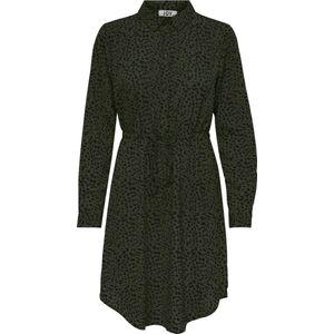 JDY - JDYPIPER L/S Shirt Dress - Dames Jurk - Kleur - Materiaal