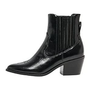 ONLY Shoes Cowboy Boot's OnlToby Western-laarzen voor dames, zwarte bootie, zwart, 36 EU