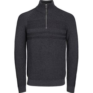 JACK&JONES - JJPOWER KNIT HALF ZIP Heren Vest - Groen - Katoen
