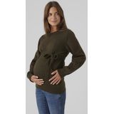 MAMALICIOUS - MLNEWANNE - Schipperstrui - Donkergroen - Polyester