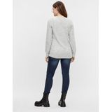 Top - Gebreid - Lange Mouwen - O-hals - 50% Acryl, 50% Polyester - Gerecycled