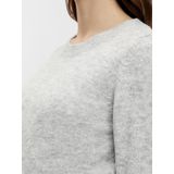 Top - Gebreid - Lange Mouwen - O-hals - 50% Acryl, 50% Polyester - Gerecycled