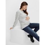 Top - Gebreid - Lange Mouwen - O-hals - 50% Acryl, 50% Polyester - Gerecycled