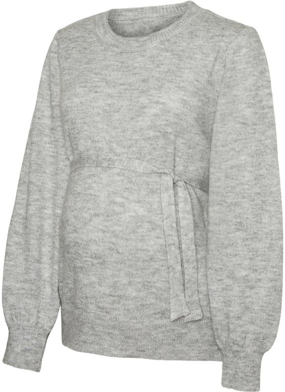 Top - Gebreid - Lange Mouwen - O-hals - 50% Acryl, 50% Polyester - Gerecycled