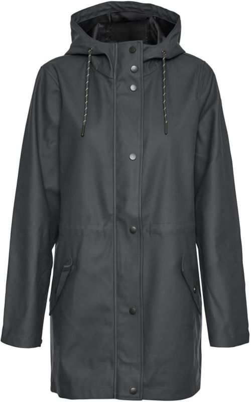 Vero Moda - Malou - Regenjas - Zwart - 100% Polyester