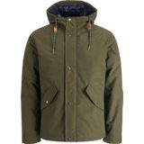 JACK&JONES - JJSAKA PARKA - Heren Jas - Groen - Polyester