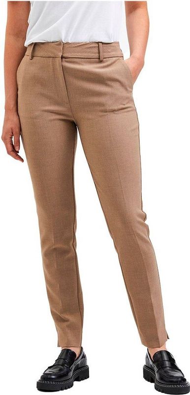 SELECTED Rita 16085022 Een Broek - Dames - Camel