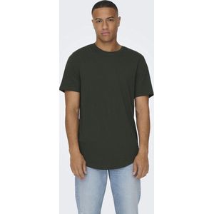 Only Sons T-shirt Onsmatt Longy Ss Tee Noos 22002973 Rosin Mannen