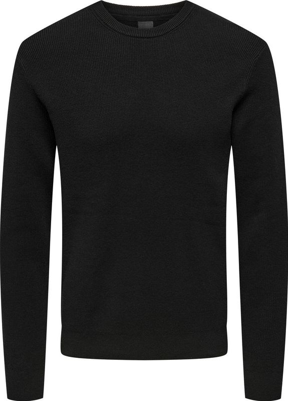 Gebreide Pullover - Ronde Hals - Lange Mouwen - Normale Lengte