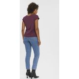 Vmfilli - T-shirt - V-Hals - Korte Mouwen - Relaxed Fit