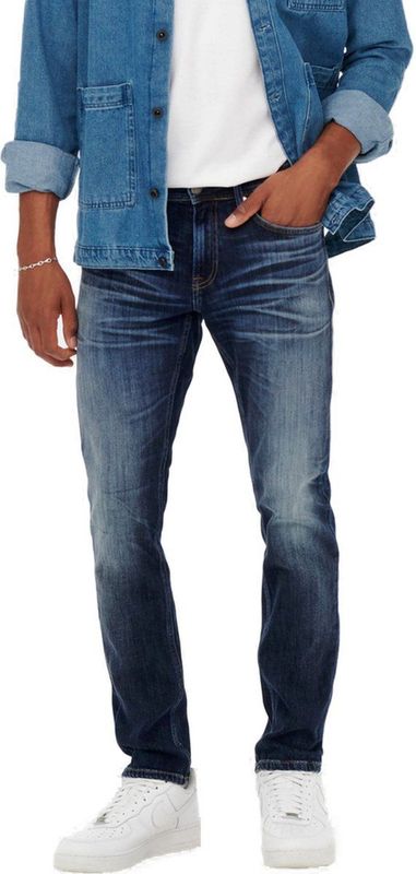 Only & Sons Jeans Onsweft Reg Blue 3251 Jeans Noos 22023251 Blue Denim Mannen