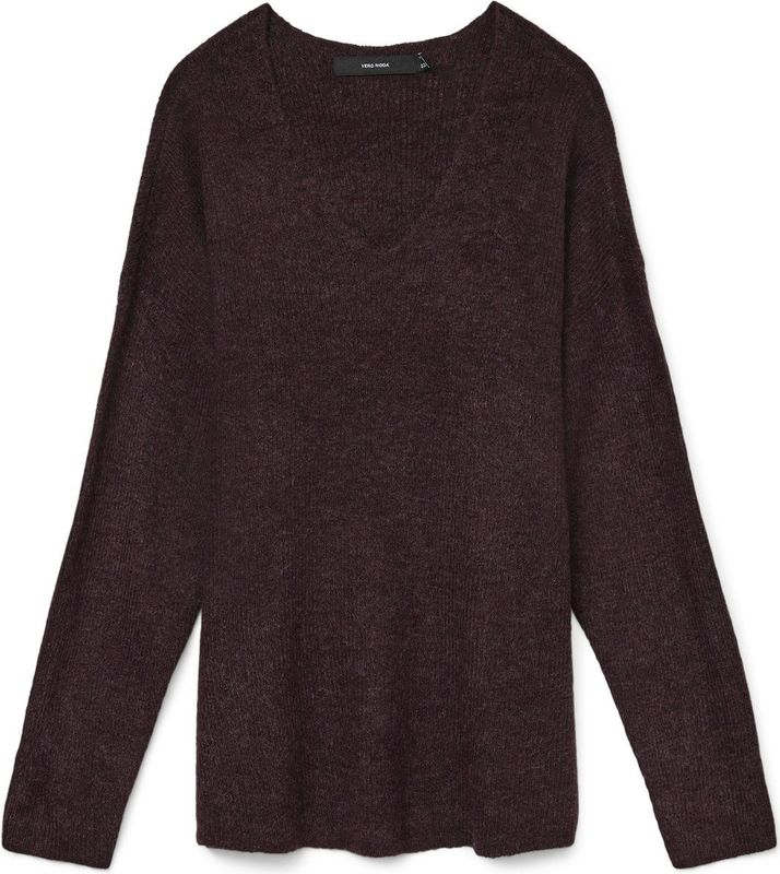 Vmcrewlefile - Gebreide Pullover - V-Hals - Lange Mouwen - Loose Fit