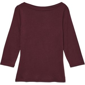 Vero Moda - T-shirt - Winetasting - 48% Modal 48% Katoen 4% Elastan