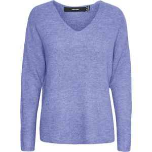 Vero Moda Vmcrewlefile Ls v-Neck Blouse Noos Dames Trui