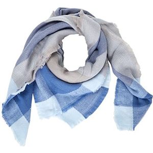 ONLY Onlaldini Weaved Square Scarf Cc 30 Pack Dames Sjaal Drizzle/Details: SKYWAY + VEDERAL BLUE, One Size, Drizzle/Details: Skyway + Federal Blue