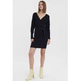 Vero Moda Strickkleid VMHOLLYREM LS V-NECK DRESS GA NOOS