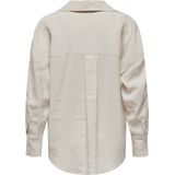 Onlzazima - L/S Loose Shirt - Antiek Wit - Katoen